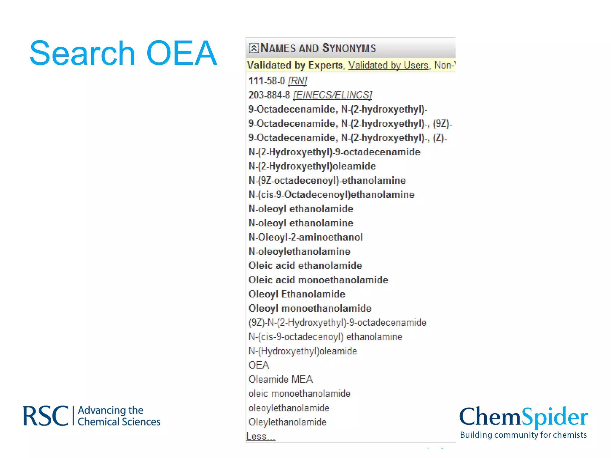 Search OEA 