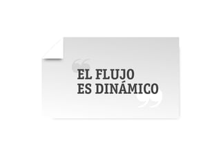 ❝ DINÁMICO
EL FLUJO
ES
       ❞
 