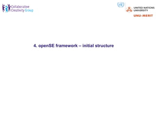 4. openSE framework – initial structure
 