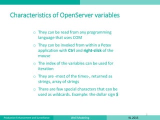 OpenServer variables explained | PPT