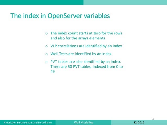 OpenServer variables explained