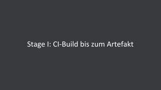 Stage I: CI-Build bis zum Artefakt
 