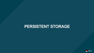 PERSISTENT STORAGE
 