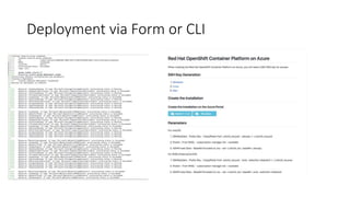 Deployment via Form or CLI
 