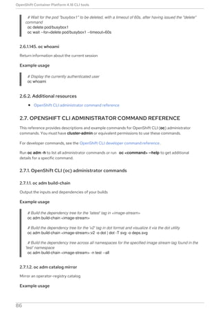 Comprehensive Guide to OpenShift Container Platform 4.18 CLI Tools ...