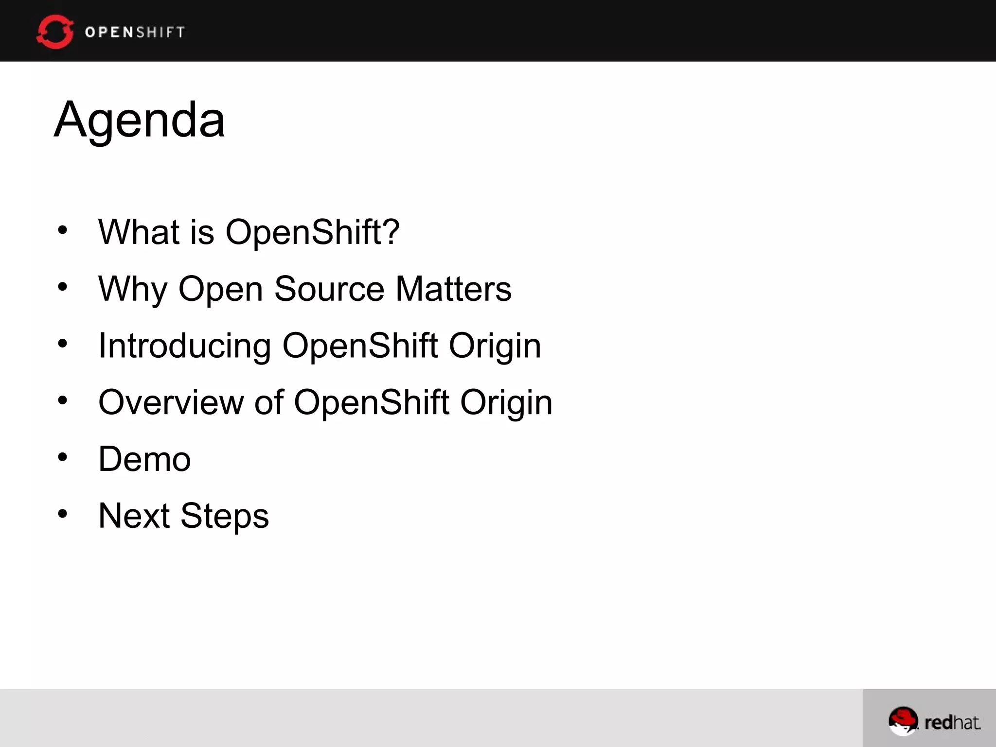 Openshift + Openstack + Fedora = Awesome | PPT