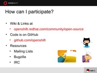 Openshift + Openstack + Fedora = Awesome | PPT