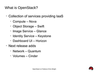 Openshift + Openstack + Fedora = Awesome | PPT