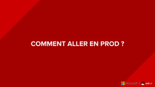 COMMENT ALLER EN PROD ?
 