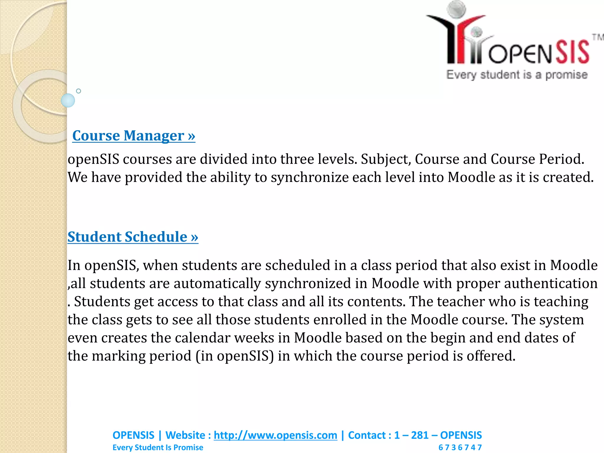 Open sis - benefits of student information system | PPT | Free Download