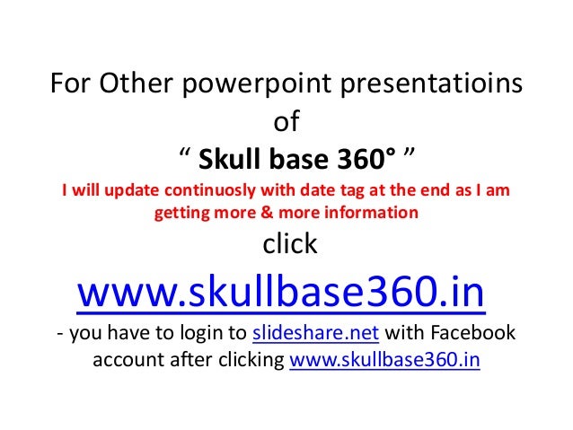 open skull base approaches