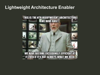 Lightweight Architecture Enabler

 