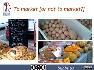 To market [or not to market?] bubbl.us 