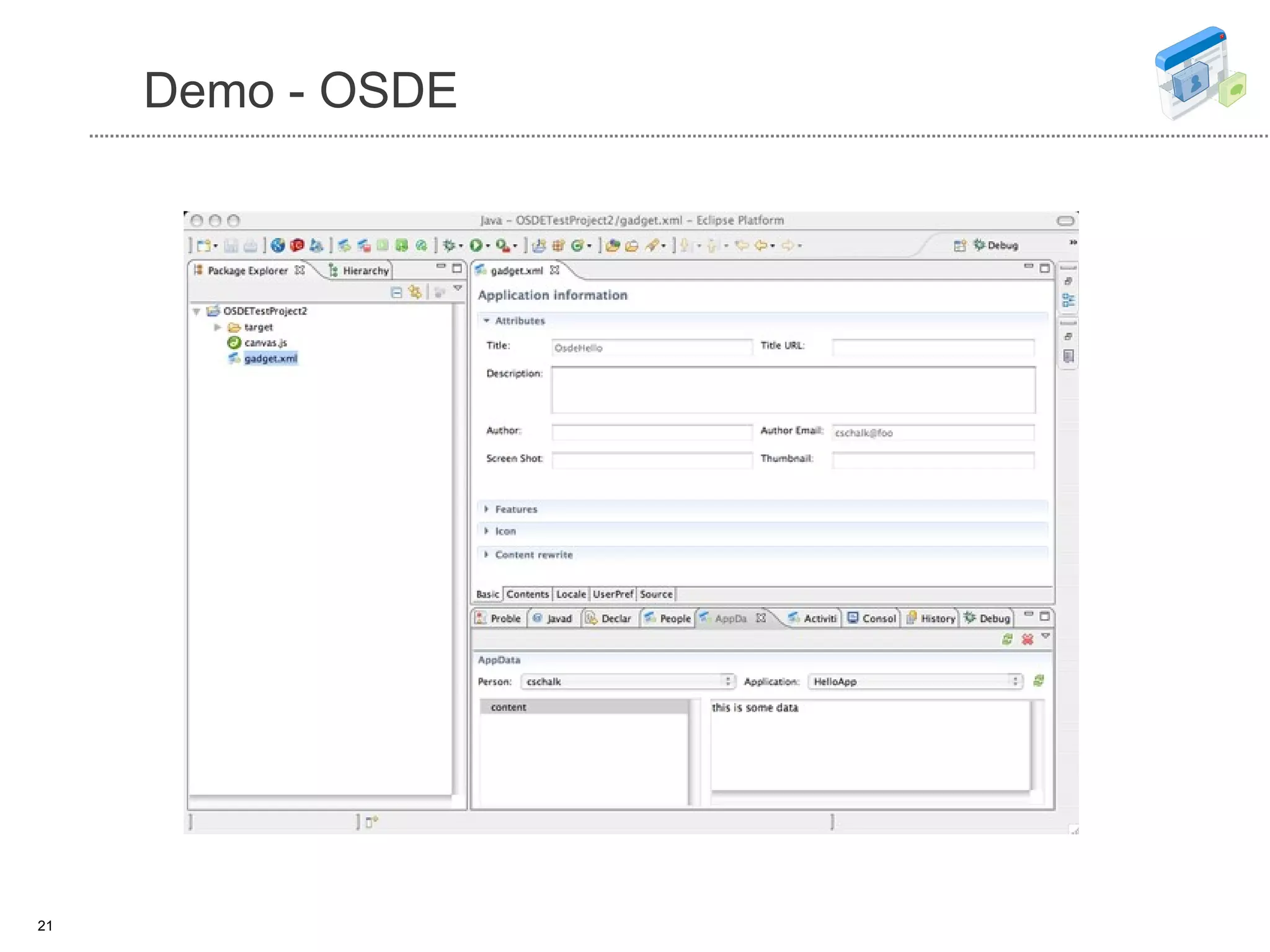 Demo - OSDE 
