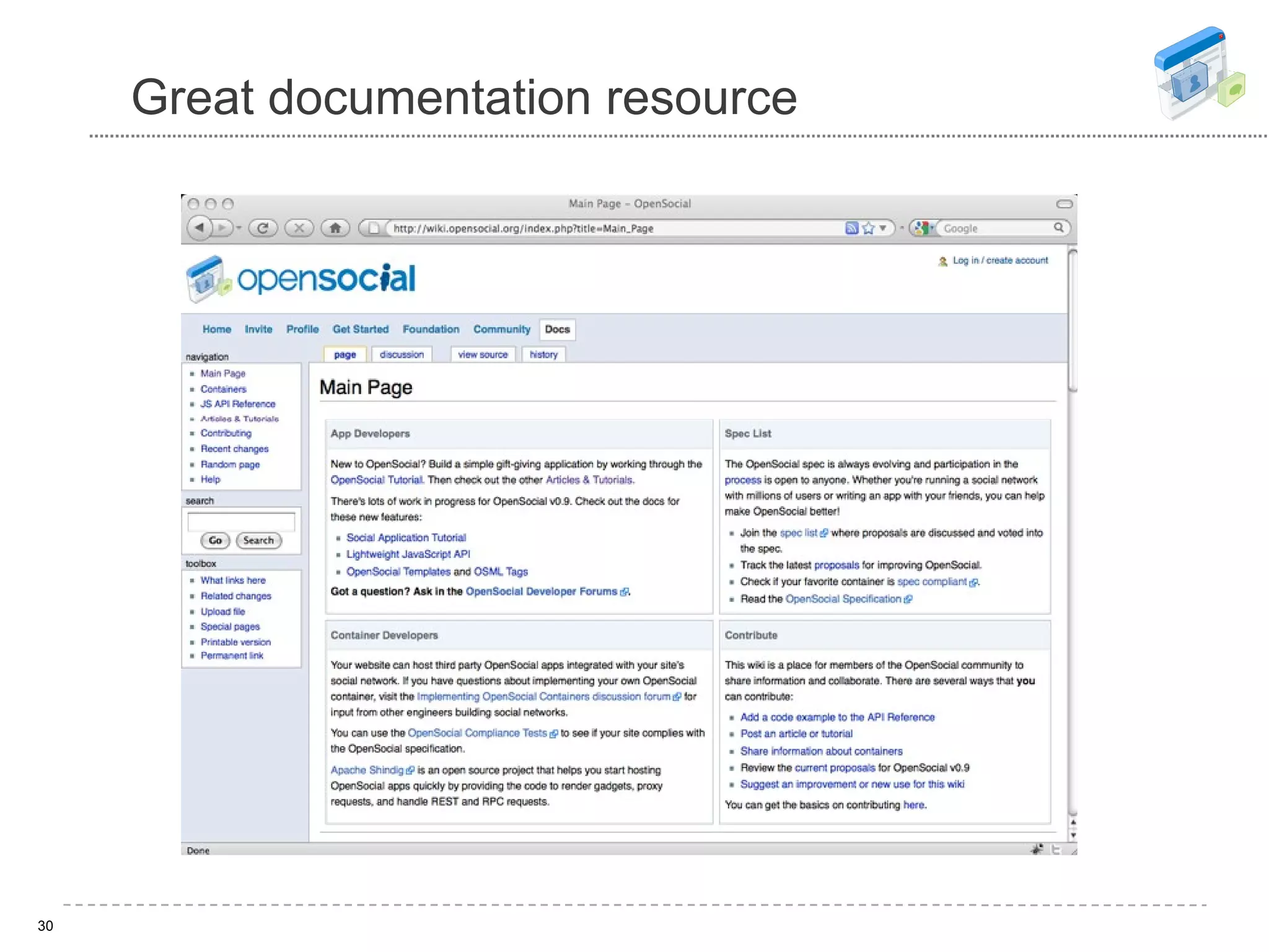 Great documentation resource 