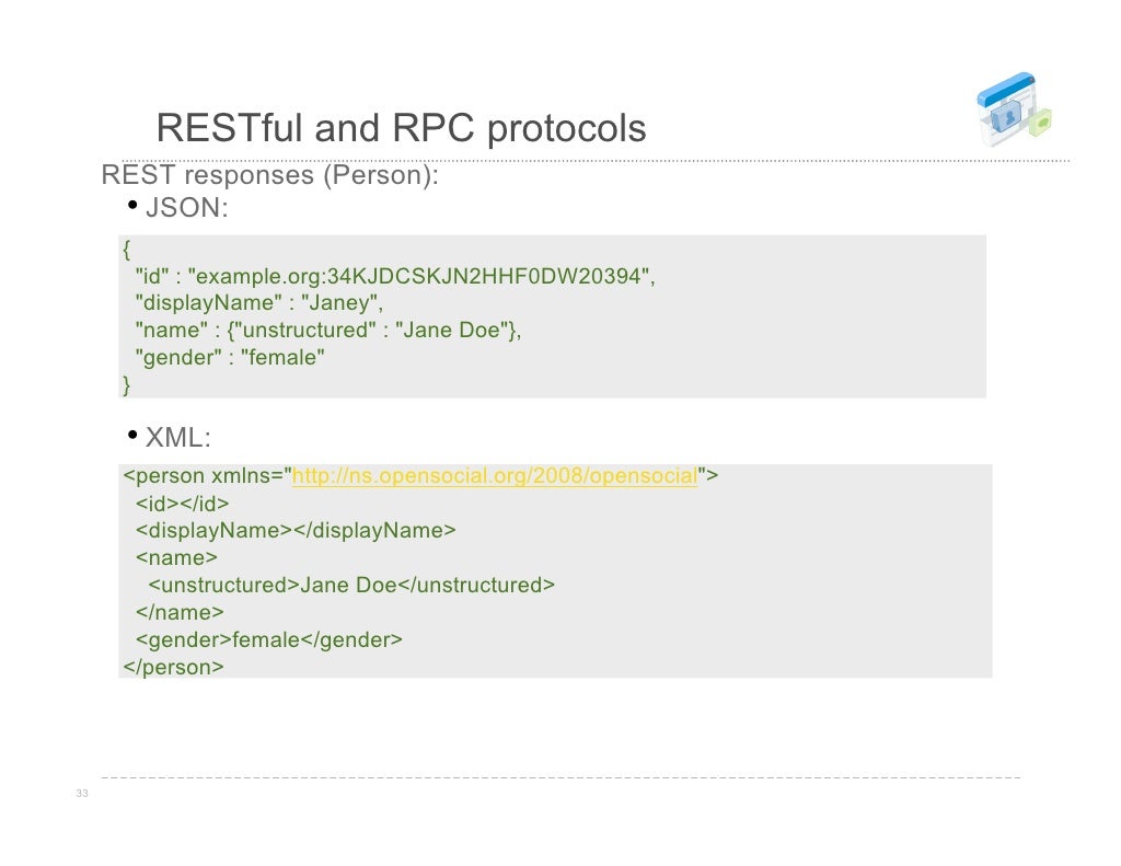 RESTful and RPC protocols REST