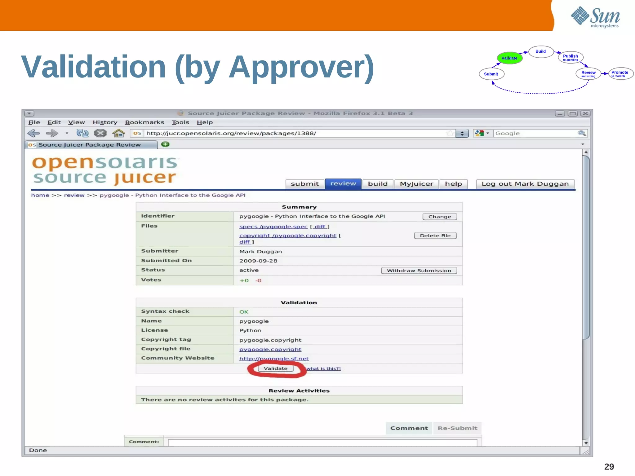 Validation (by Approver)




                           29
 