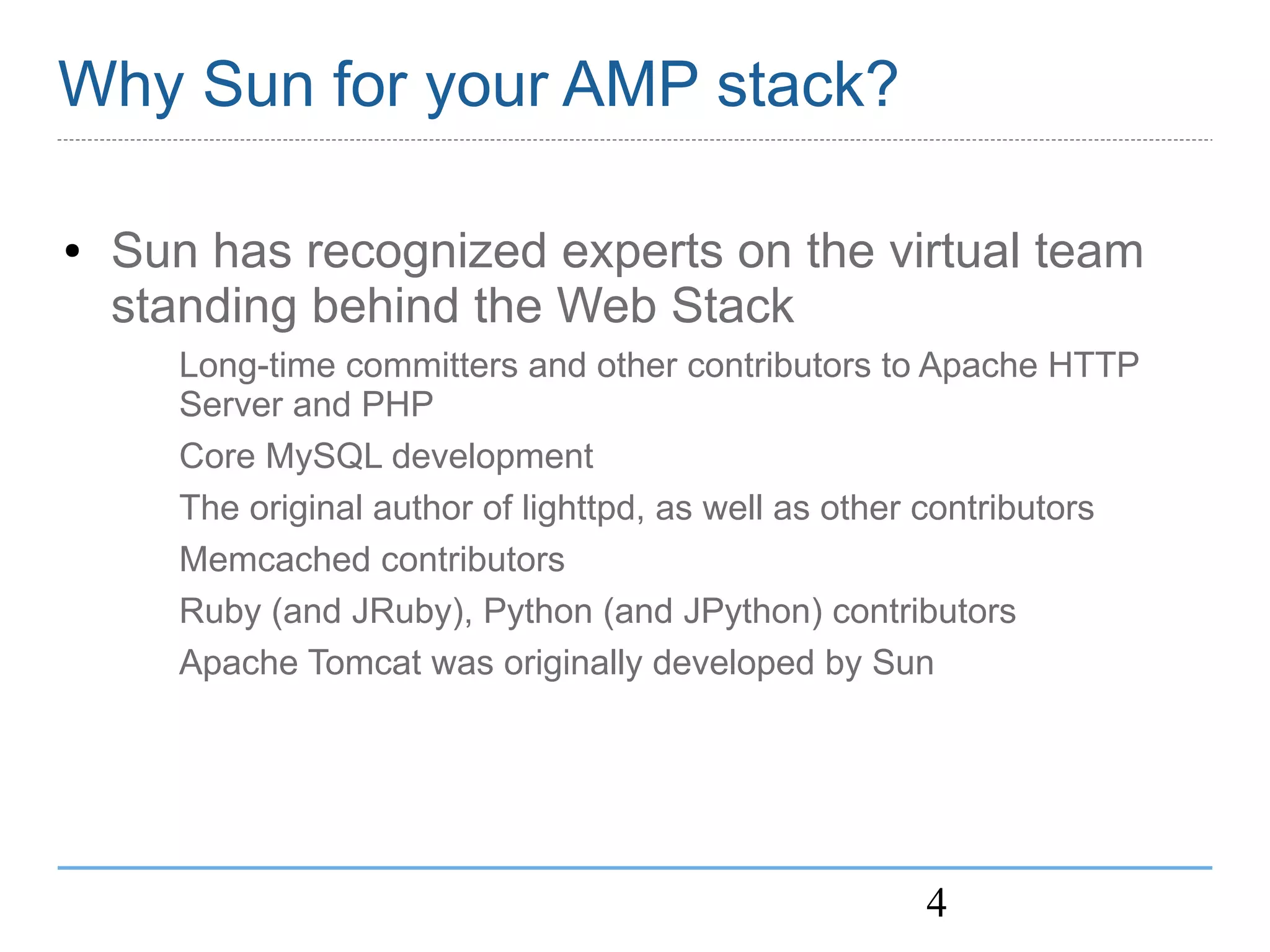 OpenSolaris Web Stack MySQL BOF