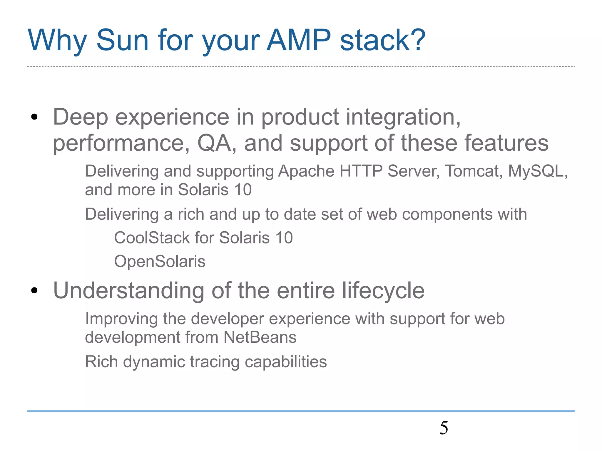 OpenSolaris Web Stack MySQL BOF