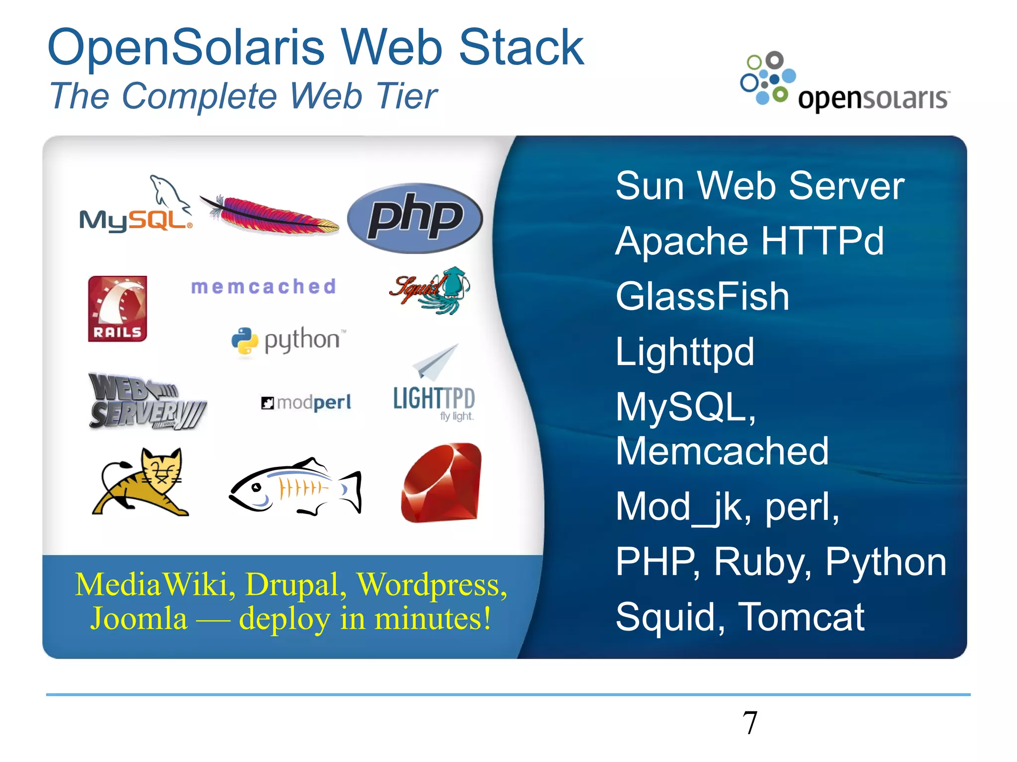 OpenSolaris Web Stack MySQL BOF