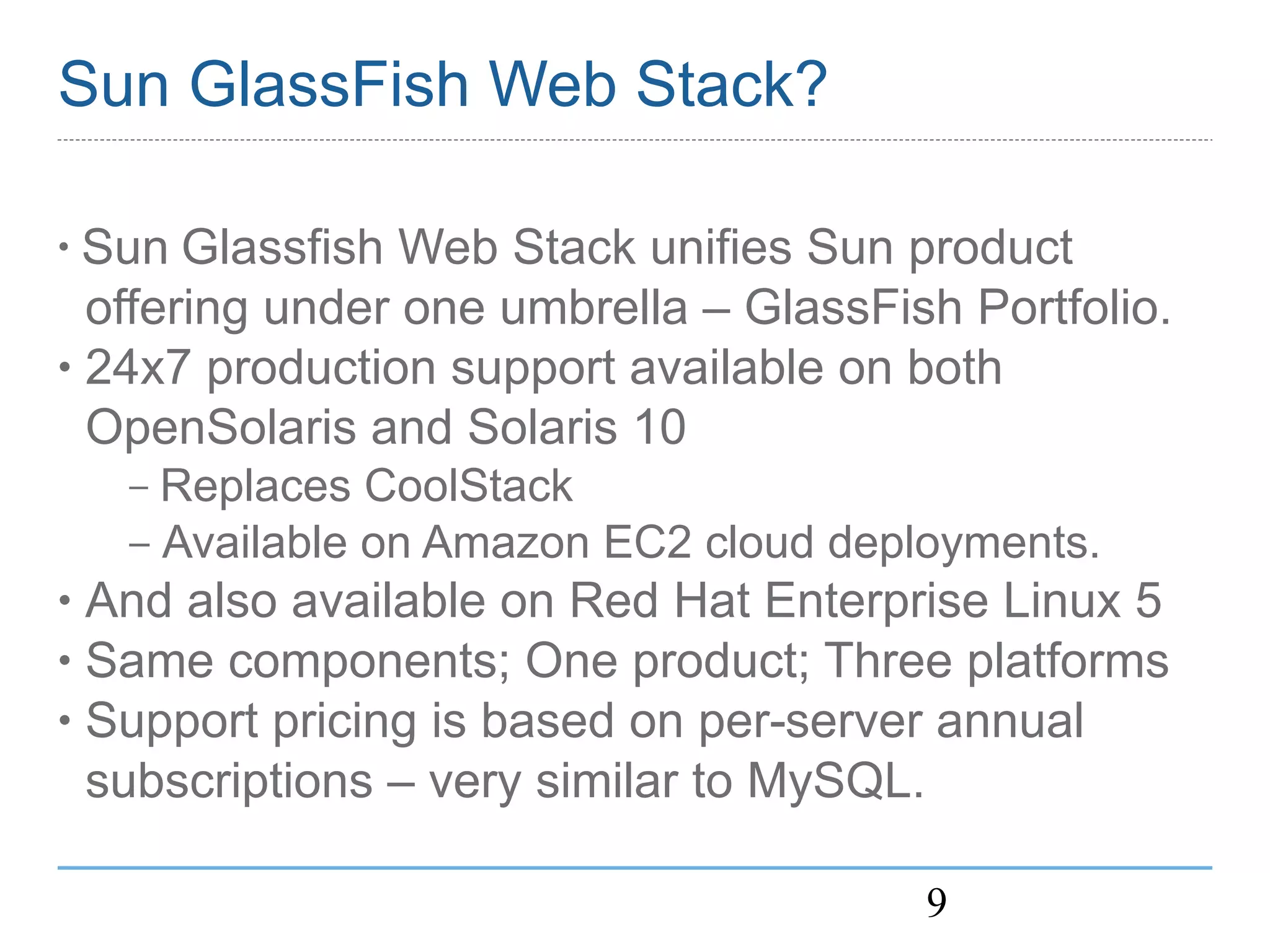 OpenSolaris Web Stack MySQL BOF