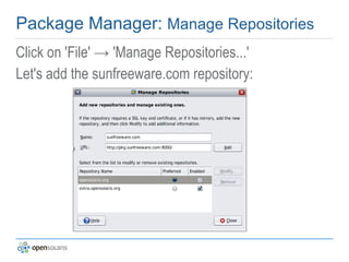 Install OpenSolaris 2009.06 in Partition Notes if running Linux: 