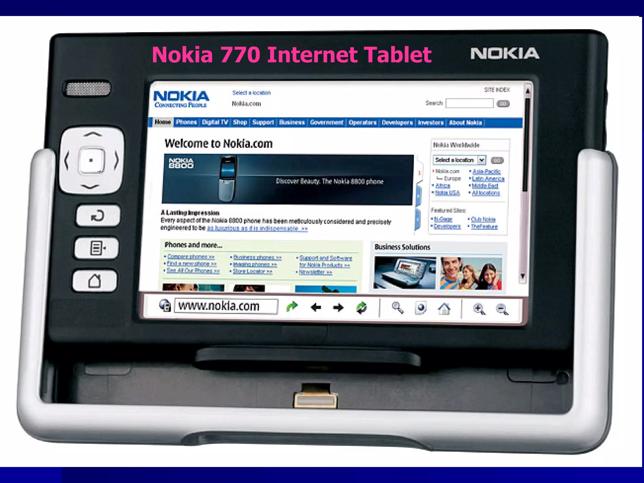 Nokia 770 Internet Tablet 