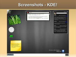Screenshots - KDE! 