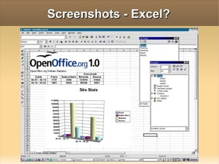 Screenshots - Excel? 