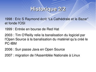 Exemples d'Open Source 