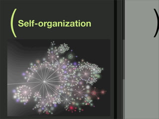 ( )Self-organization
!
 
