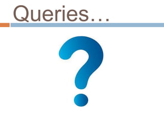 Queries…
 