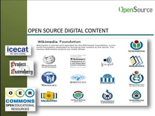 OPEN SOURCE DIGITAL CONTENT
 