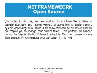 What is new about open source .Net?