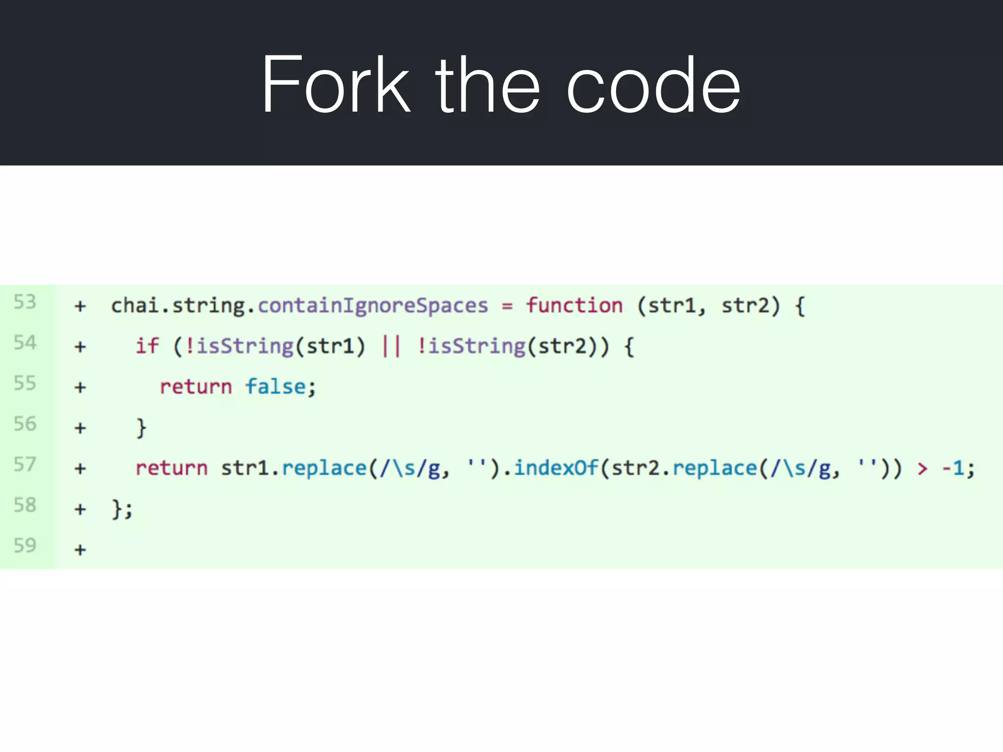 Fork the code 
