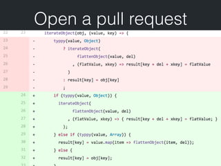 Open a pull request
 