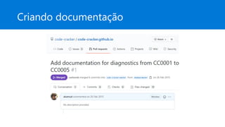Criando documentação
 