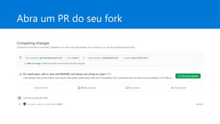 Abra um PR do seu fork
 