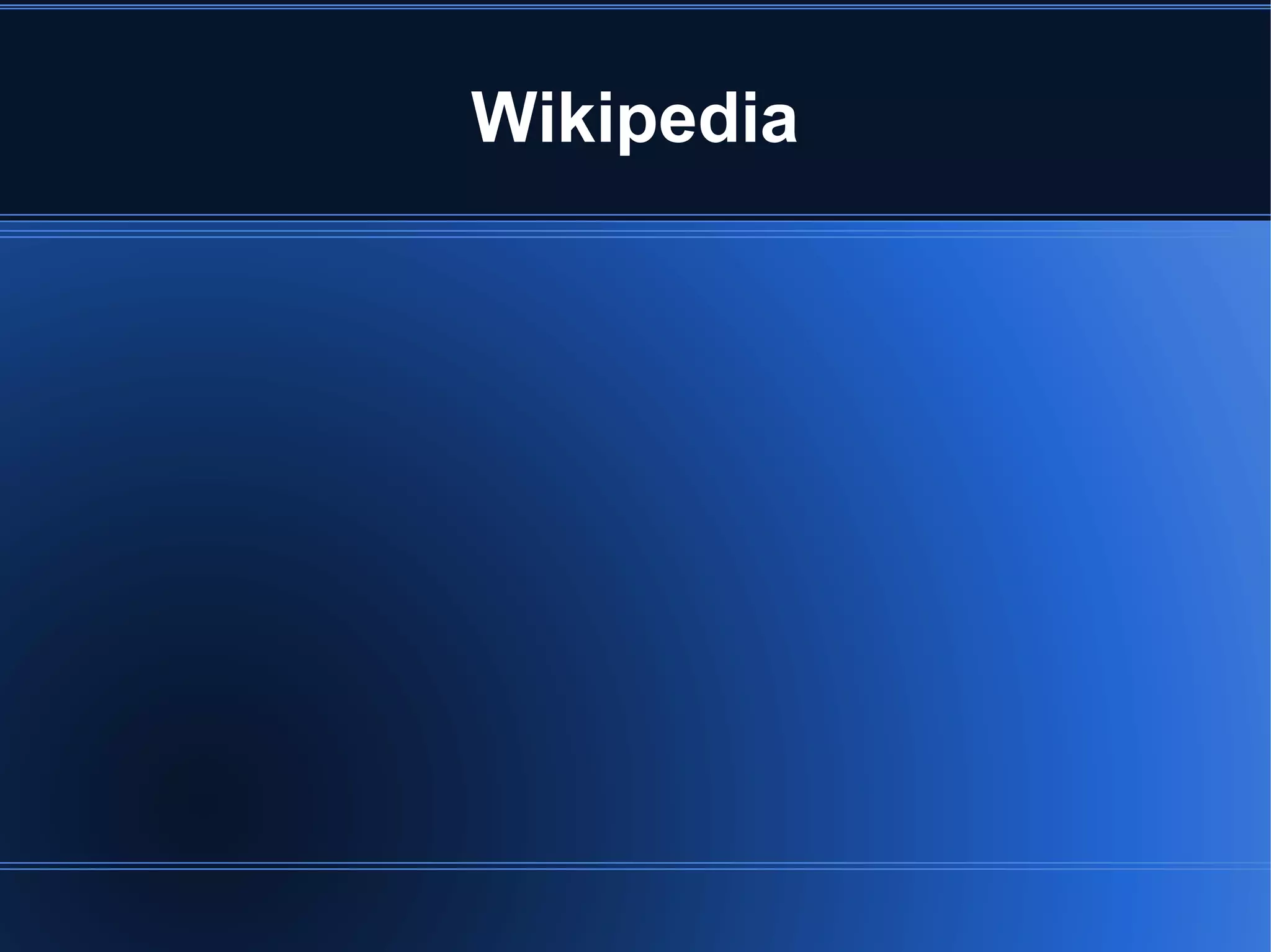 Wikipedia
 