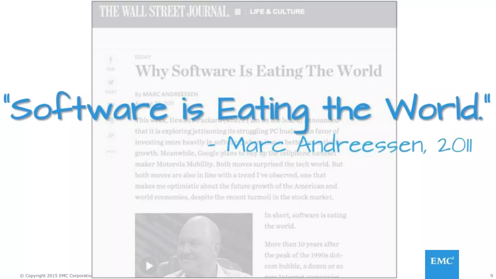 9© Copyright 2015 EMC Corporation. All rights reserved.
 