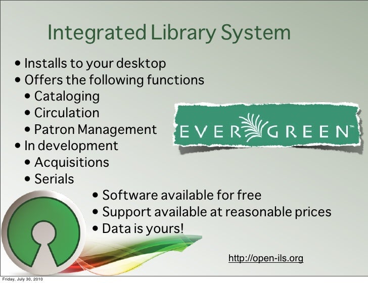 Integrated Library System • Installs