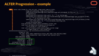 ALTER Progression - example
Copyright @ 2022 Oracle and/or its affiliates.
91
 