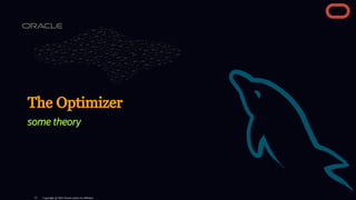 The Optimizer
some theory
Copyright @ 2022 Oracle and/or its affiliates.
15
 