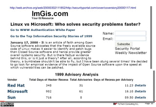 Page 30TicTech Consulting S.L.
http://web.archive.org/web/20000302111852/http://securityportal.com/cover/coverstory20000117.html
 