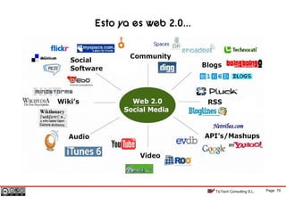 Page 79TicTech Consulting S.L.
Esto ya es web 2.0...
 