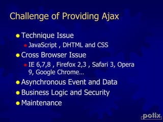 Open Source Ajax  Solution @OSDC.tw 2009