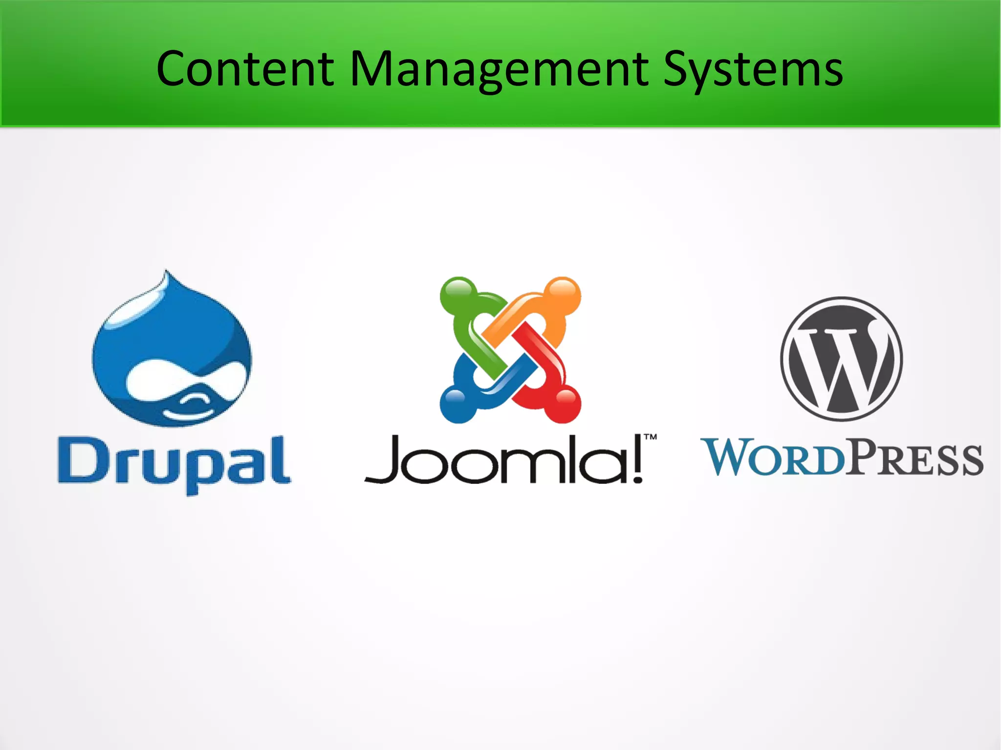 Content Management Systems 