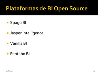 Open Source BI24/07/20107