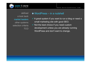 Open Source CMS 2009