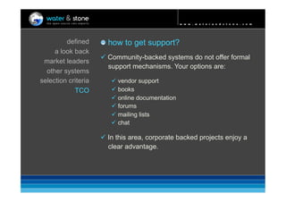 Open Source CMS 2009